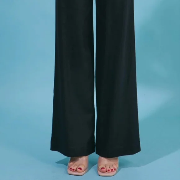 #16 🛑M, L Linen Pants with Smocked Waist - Picture 5 of 14